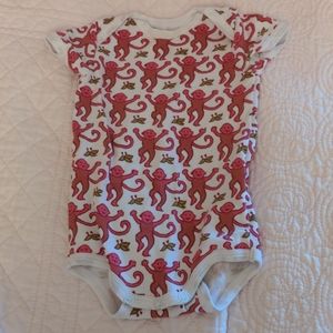 Roberta Roller Rabbit pink monkey onsie